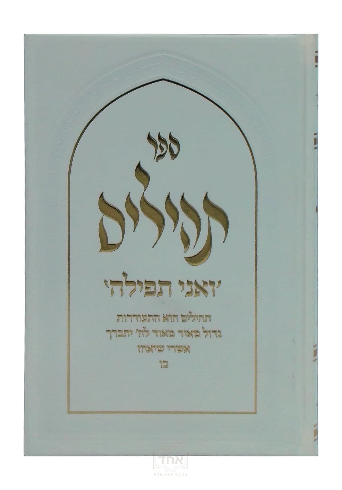 ספר תהילים ואני תפלה